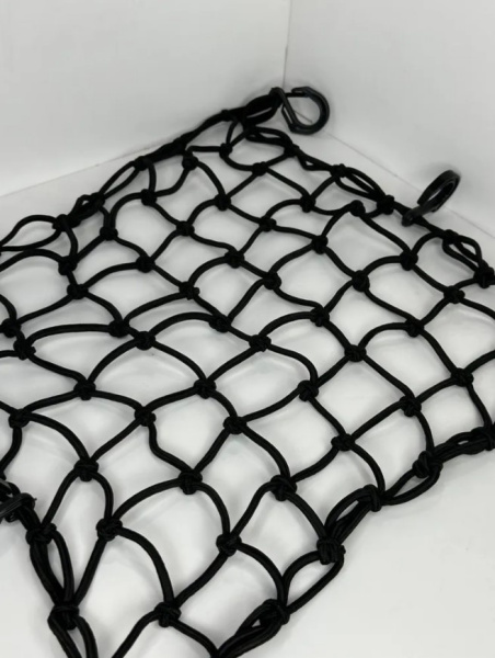 Scout сетка на багажник 40*40 Черная Крючки пластик