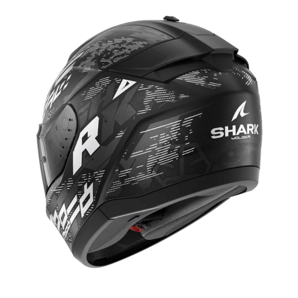 Shark Шлем Ridill 2 Molokai Mat Black/White/Silver
