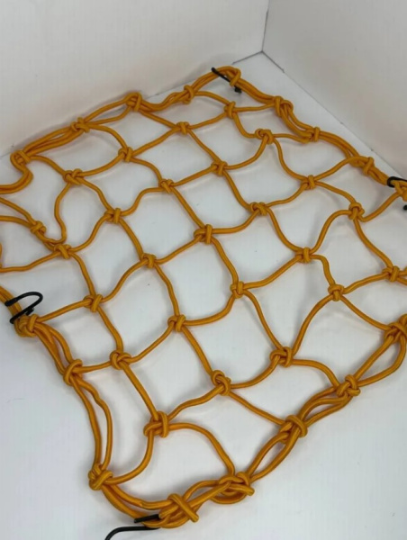 Scout сетка на багажник 40*40 Желтая Крючки металл