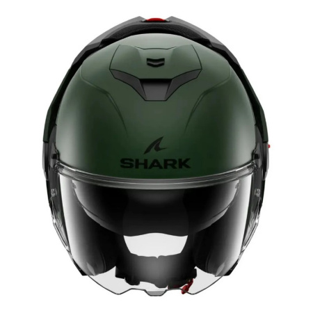 Shark Мотошлем Oxo Blank Зеленый Матовый