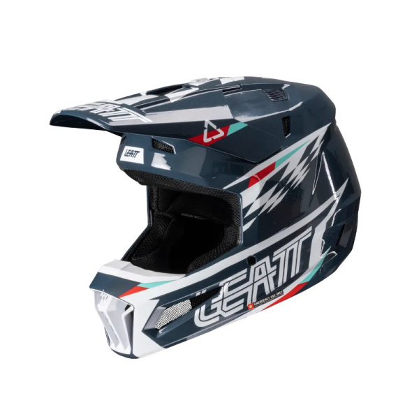 Leatt Шлем кроссовый Helmet Kit Moto 3.5 V25 Blue