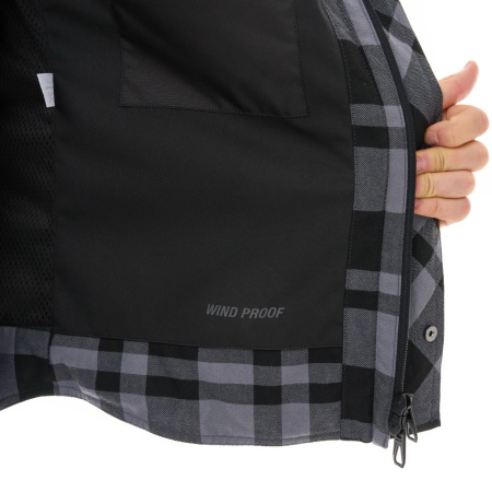 Dragonfly Моторубашка Streetfighter Grey с защитой 2025