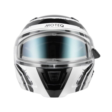 Moteq Шлем снегоходный SubZero FrostPro белый/черный