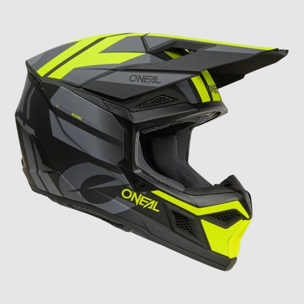 Oneal Кроссовый шлем 3Series Ride V.25 черный/желтый