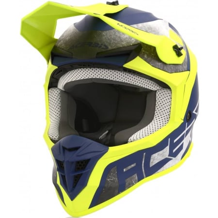 Acerbis Шлем кроссовый Linear Yellow/Blue