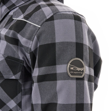 Dragonfly Моторубашка Streetfighter Grey с защитой 2025