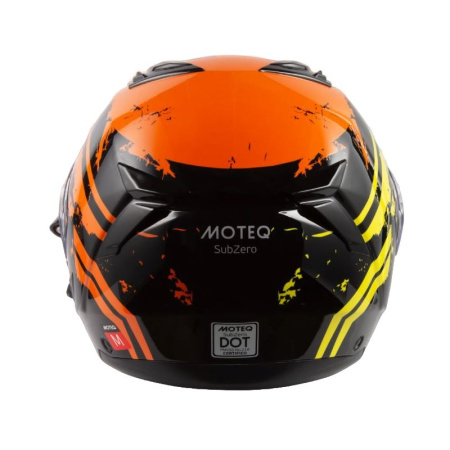 Moteq Шлем снегоходный SubZero Cryo оранжевый/желтый