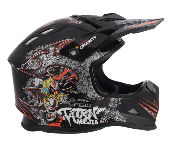 Beon Шлем МХ-17 Black/Graffiti