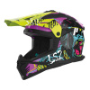 LS2 Шлем MX708 Fast II Gorilla фиолетово-желтый