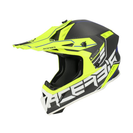Acerbis Шлем Steel Carbon Yellow/Fluo