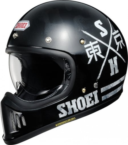 SHOEI Мотошлем EX-ZERO XANADU черно-белый TC-5