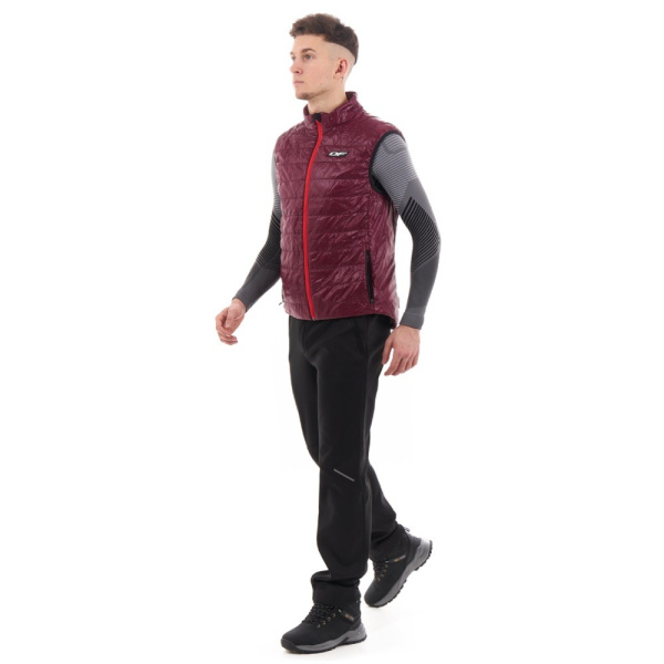 Dragonfly Жилет утеплённый VEST 200 Burgundy 2023