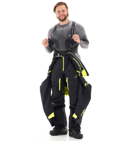 Dragonfly Комбинезон SuperLight 3L MAN Black-Yellow Fluo