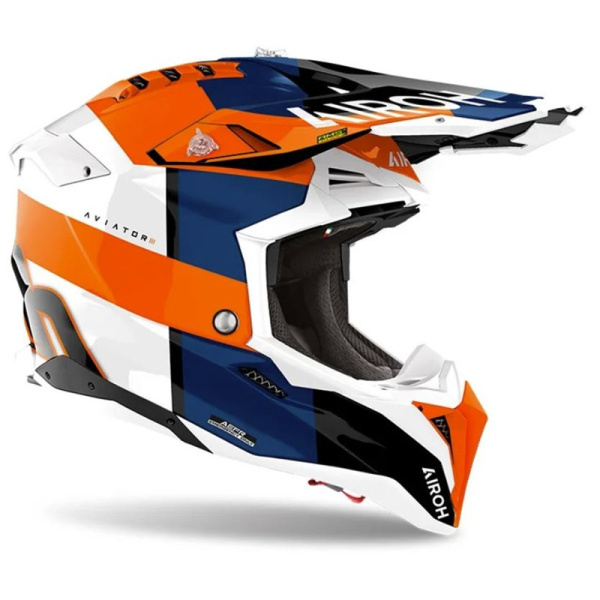 Airoh Мотошлем Aviator 3 Monarch Orange Glossy