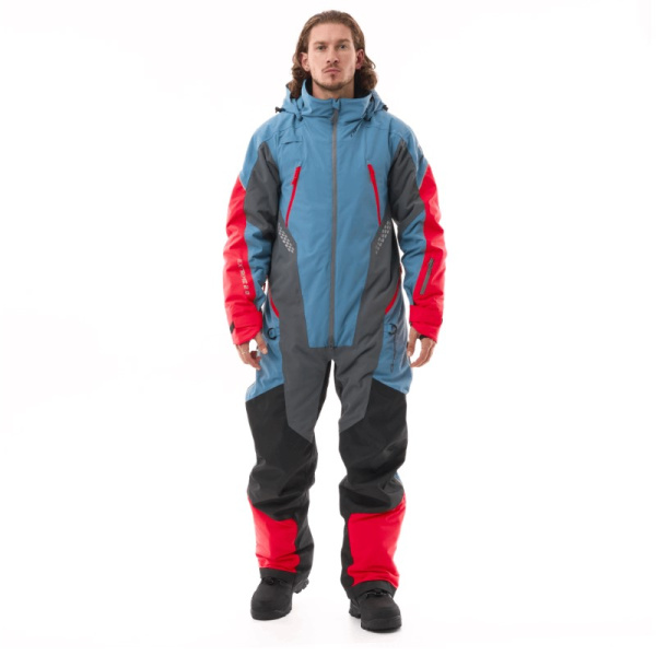 Dragonfly Комбинезон утепленный Extreme 2.0 Man Grey-Blue-Red 2025