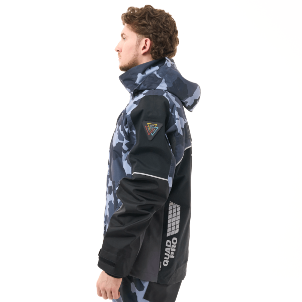 Dragonfly Куртка мембранная Quad Pro Man 2025 Dark Camo - Black