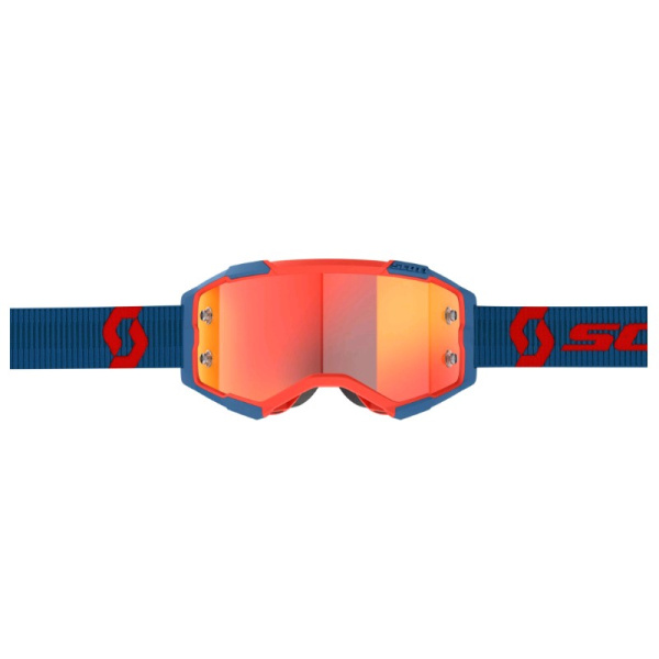 Scott Очки Fury dark blue/neon red/orange chrome works