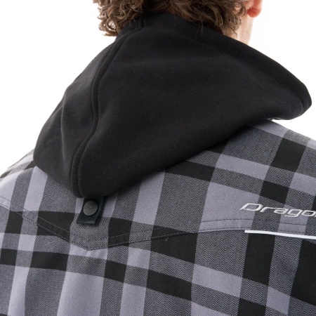 Dragonfly Моторубашка Streetfighter Grey с защитой 2025