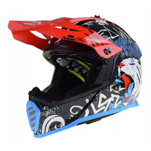 LS2 Шлем MX437 Fast II Mini Starmaw черный
