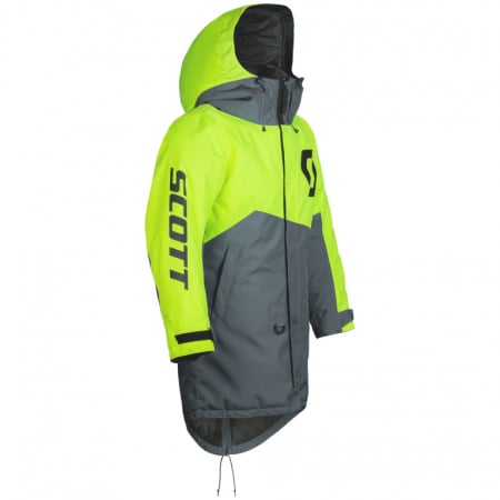 SCOTT Куртка Coat Warm-Up grey/neon yellow