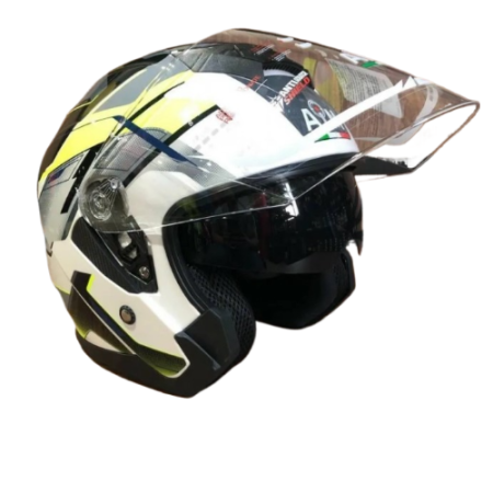 AiM Шлем JK526 Yellow/Grey/White