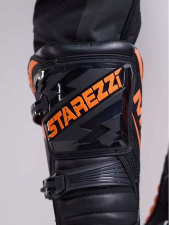 Starezzi Мотоботы Milano Black/Orange