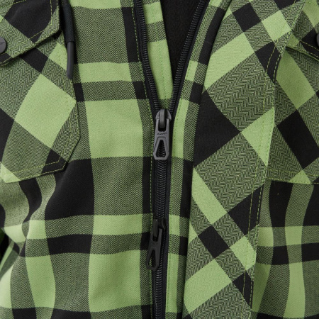 Dragonfly Моторубашка Streetfighter Green с защитой 2025