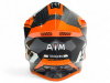 AiM Шлем RH855 Carbon Terrain Black/Orange
