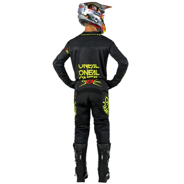 Oneal Штаны Element Static V.25 черный/желтый