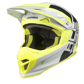 Acerbis Шлем Profile 4 Желто-белый