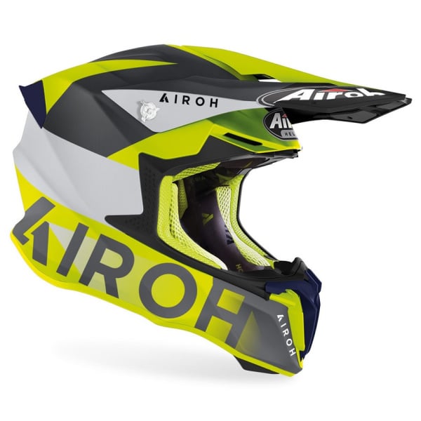 Airoh Мотошлем TWIST 2.0 LIFT YELLOW/BLUE MATT