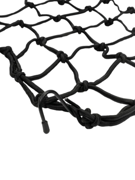 Scout сетка на багажник 40*40 Черная Крючки металл