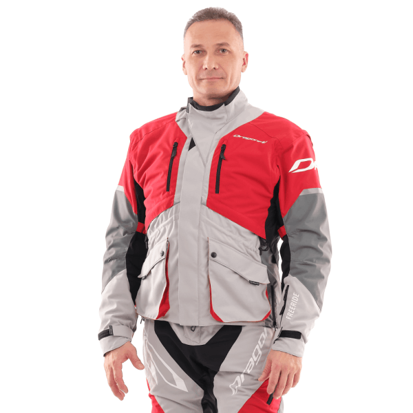 Dragonfly Куртка Эндуро Freeride Grey-Red 2020