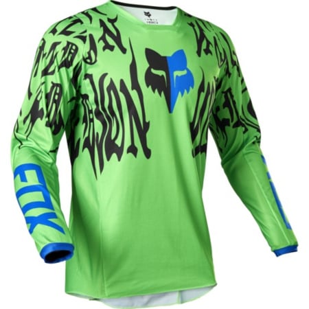 Fox Джерси 180 Peril Jersey Зеленый
