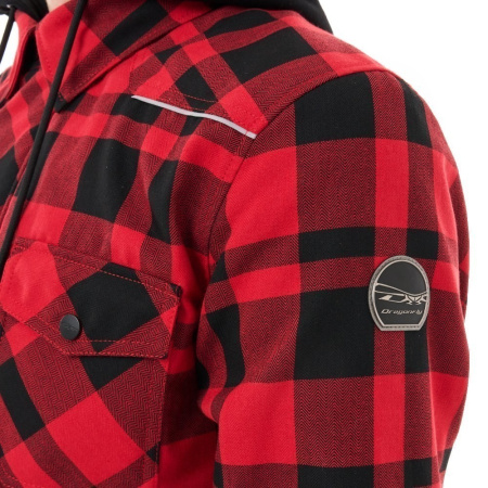 Dragonfly Моторубашка Streetfighter Red с защитой 2025