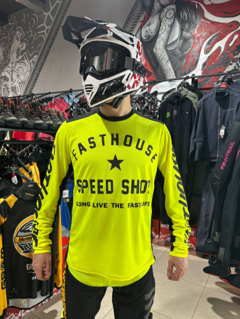Fasthouse Джерси Grindhouse Yellow-Violent