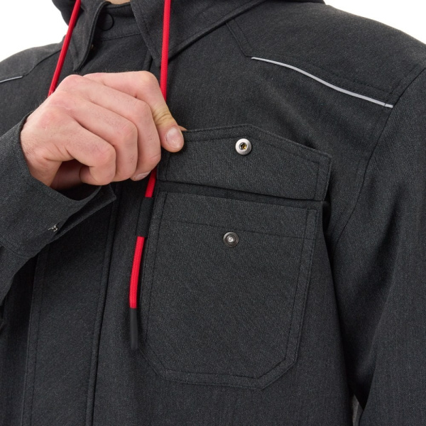 Dragonfly Моторубашка Streetfighter Graphite с защитой 2025