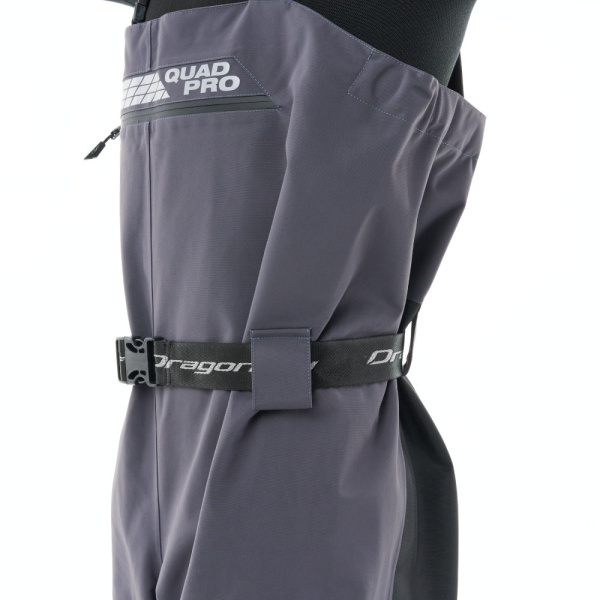 Dragonfly Вейдерсы мембранные Quad Pro 2025 Grey - Black