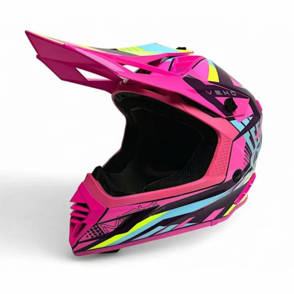 AiM Шлем RH855 (Fiber Glass) Vexo Purple/Pink