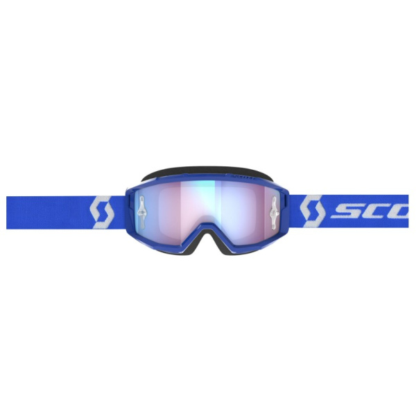 Scott Очки Primal blue/white blue chrome works