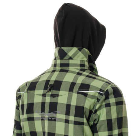 Dragonfly Моторубашка Streetfighter Green с защитой 2024