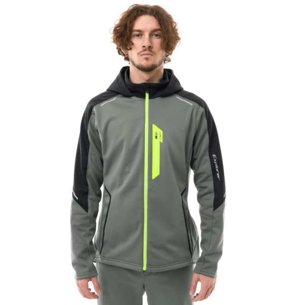 Dragonfly Куртка с капюшоном Explorer 2.0 Man Grey - Lemon 2024