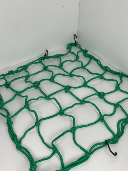 Scout сетка на багажник 40*40 Зеленая Крючки металл