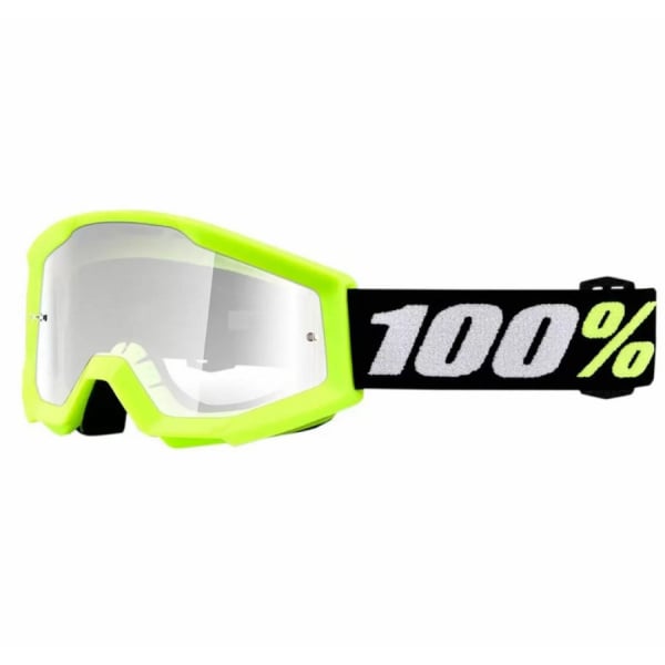 100% Очки детские Strata Mini Goggle Yellow/Clear Lens