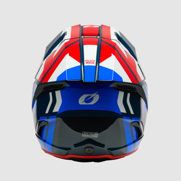 Oneal Кроссовый шлем 3Series Ride V.25 синий/белый