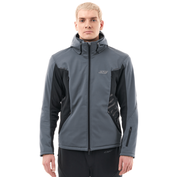 Dragonfly Мототолстовка DF Urban Man 2025 Grey с защитой