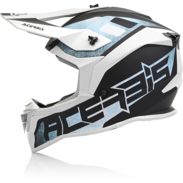 Acerbis Шлем кроссовый Linear White/Light-Blue