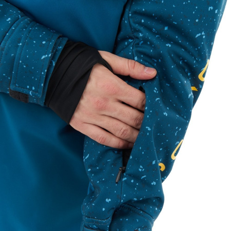 Dragonfly Куртка-анорак сноубордическая Uktus Man Dark Ocean - Yellow