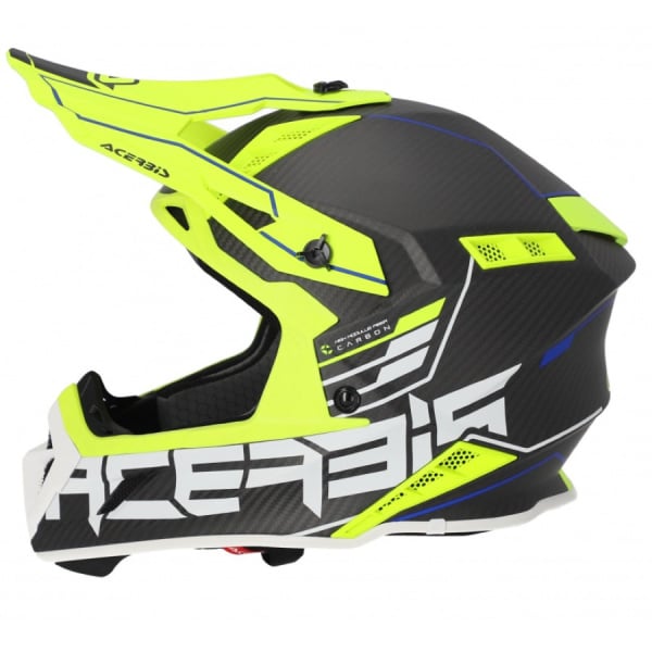 Acerbis Шлем STEEL CARBON 22-06 Black/Fluo