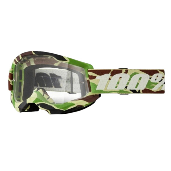 100% Очки Strata 2 V26 Goggle War Camo / Clear